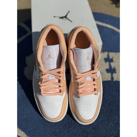 Nike Air Jordan 1 Low Sunset Haze Bright Citrus DC0774-801 Size 11W - Picture 4 of 6